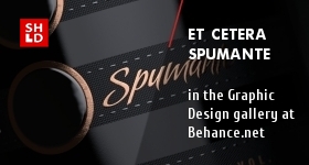 Et Cetera Spumante in the curated gallery at Behance